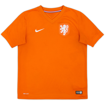 2014-15 Netherlands Maillot Domicile - 6/10 - (XL.Boys)