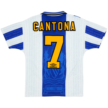 1994-96 Manchester United Maillot Third Cantona #7 - 8/10 - (Y)