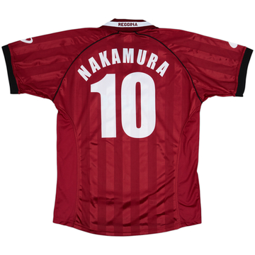 2002-03 Reggina Maillot Domicile Nakamura #10 - 9/10 - (L)