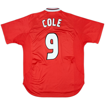 1997-00 Manchester United CL Maillot Cole #9 - 5/10 - (XL)