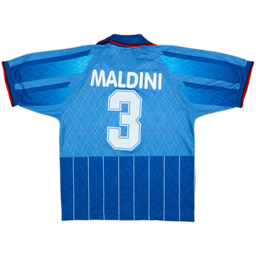 1995-96 AC Milan Quatrième Maillot Maldini #3 - 6/10 - (M)
