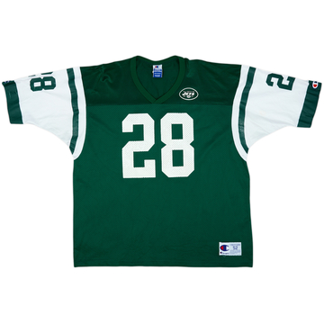 1998-00 New York Jets Martin #28 Champion Maillot domicile - 7/10 - (XXL)