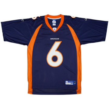 2006 Denver Broncos Cutler #6 Reebok Maillot Domicile Authentique - 9/10 - (M)