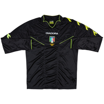 2013-14 Italy Diadora Maillot arbitre manches longues - 7/10 - (S)