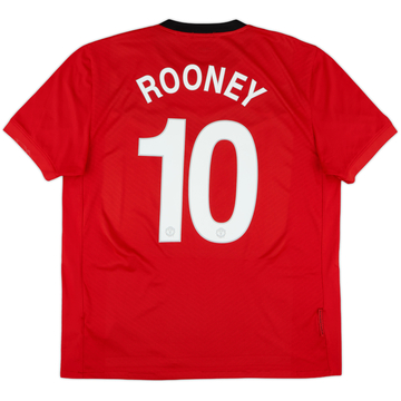 2009-10 Manchester United Maillot domicile Rooney #10 - 5/10 - (XL)