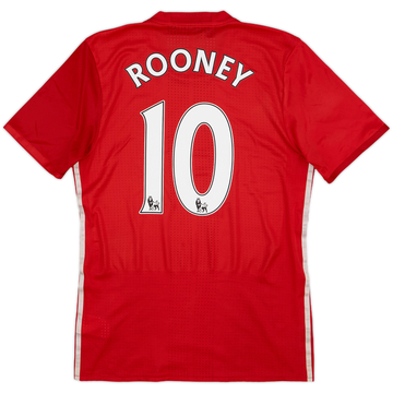 Maillot domicile authentique Manchester United 2016-17 Rooney #10 - 7/10 - (M)