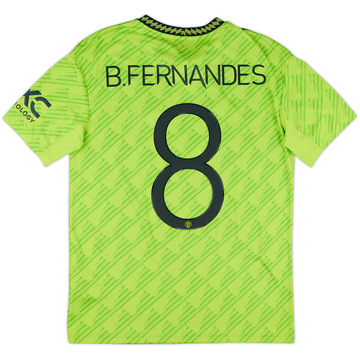 2022-23 Manchester United Maillot Third B.Fernandes #8 - 10/10 - (XL.Boys)