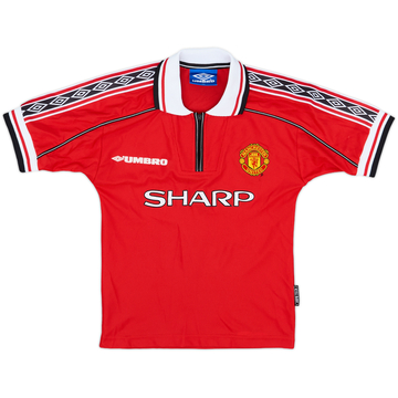 1998-00 Manchester United Maillot domicile - 9/10 - (S.Boys)
