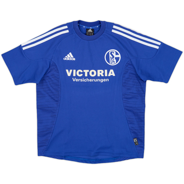 2002-04 Schalke Maillot Domicile - 8/10 - (XL.Boys)