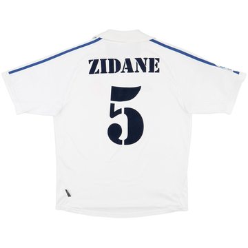2001 Real Madrid Maillot Domicile Zidane #5 - 6/10 - (L)