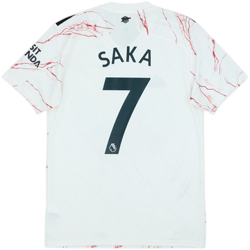 2020-21 Arsenal Maillot extérieur Saka #7 - 6/10 - (S)