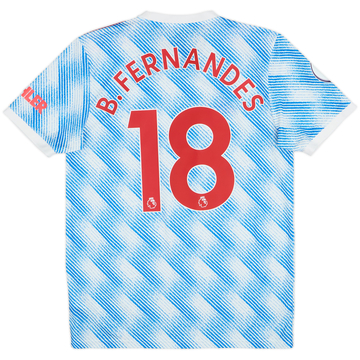 2021-22 Manchester United Maillot extérieur B.Fernandes #18 - 10/10 - (M)