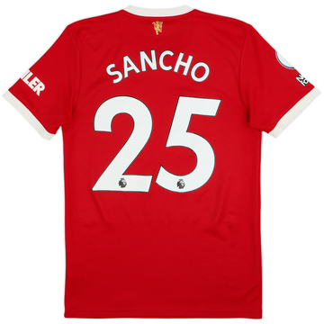 2021-22 Manchester United Maillot domicile Sancho #25 - 10/10 - (S)