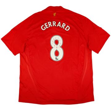 2008-10 Liverpool Maillot Domicile Gerrard #8 - 5/10 - (XXL)