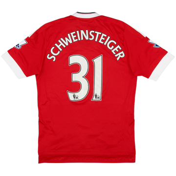 2015-16 Maillot domicile Manchester United Schweinsteiger #31 - 6/10 - (S)