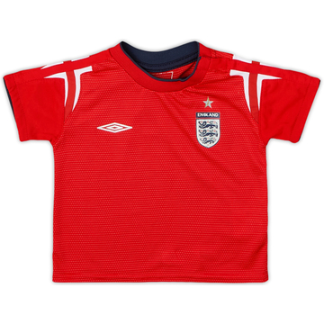 2004-06 England Maillot extérieur - 6/10 - (12-18 mois)