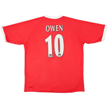 2001-03 Liverpool CL Maillot Owen #10 - 5/10 - (XL)