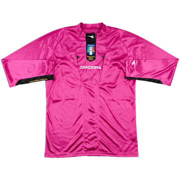 2000s Italy Diadora Maillot arbitre manches longues - 9/10 - (M)