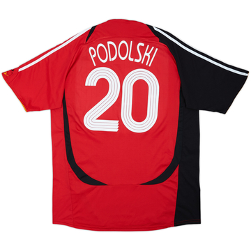 2005-07 Germany Maillot extérieur Podolski #20 - 8/10 - (XL)
