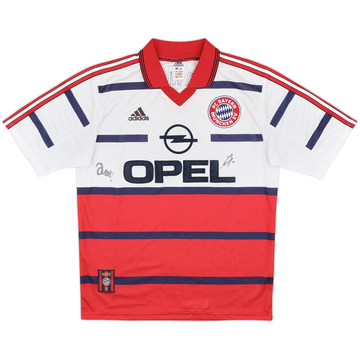 1998-00 Bayern Munich Maillot extérieur signé - 8/10 - (S)
