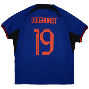 2022-24 Netherlands Maillot extérieur Weghorst #19 - 8/10 - (XL)
