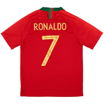 2018-19 Portugal Maillot domicile Ronaldo #7 - 6/10 - (M)