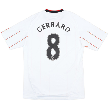 2010-11 Maillot extérieur Liverpool Gerrard #8 - 6/10 - (M)