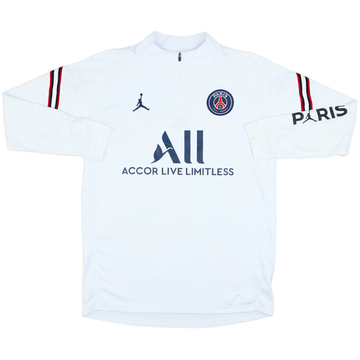 2021-22 Paris Saint-Germain Jordan Haut d'entraînement 1/4 Zip - 8/10 - (M)