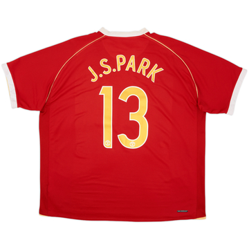 2006-07 Manchester United Maillot domicile J.S.Park #13 - 6/10 - (3XL)