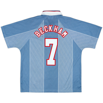 1996-97 England Maillot extérieur Beckham #7 - 6/10 - (XL)