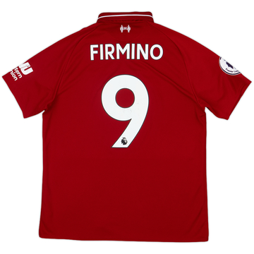2018-19 Liverpool Maillot Domicile Firmino #9 - 6/10 - (M)