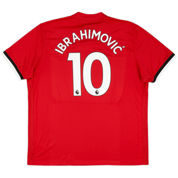 2017-18 Manchester United Maillot Domicile Ibrahimovic #10 - 7/10 - (XXL)