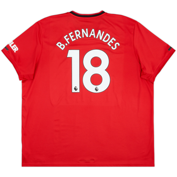 Maillot domicile Manchester United 2019-20 B.Fernandes #18 - 8/10 - (3XL)