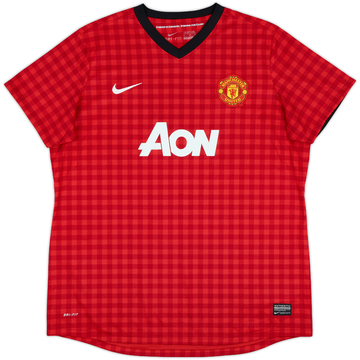 2012-13 Manchester United Maillot Domicile - 5/10 - (Femme XL)