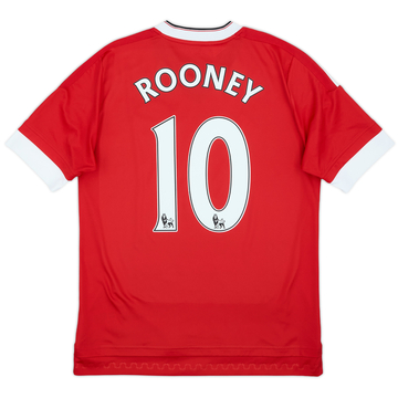 2015-16 Manchester United Maillot domicile Rooney #10 - 7/10 - (XL.Boys)