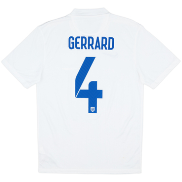 2014-15 England 'Brazil' Maillot domicile Gerrard #4 - 8/10 - (S)