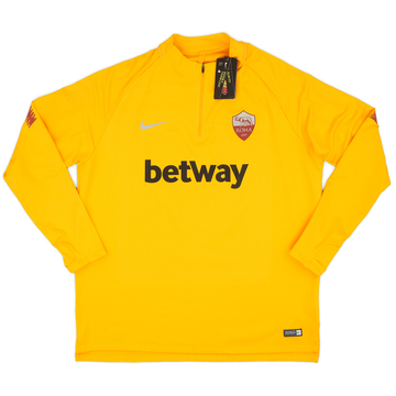 2018-19 Roma Nike 1/4 Zip Haut d'entraînement (XXL)