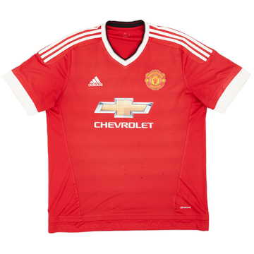 2015-16 Manchester United Maillot Domicile - 5/10 - (XL)