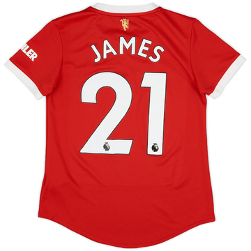 2021-22 Manchester United Maillot domicile James #21 - 8/10 - (Femme S)
