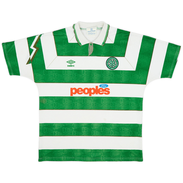 1991-92 Maillot Domicile Celtic - 8/10 - (L)