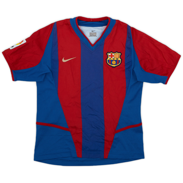 2002-03 Barcelona maillot domicile - 5/10 - (S. Garçons)