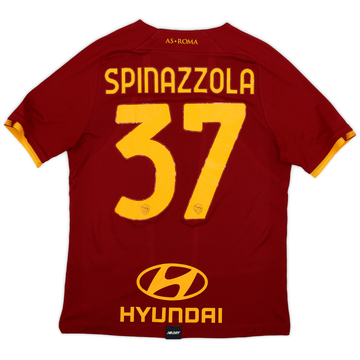2021-22 Roma Maillot Domicile Spinazzola #37 - 10/10 - (S)