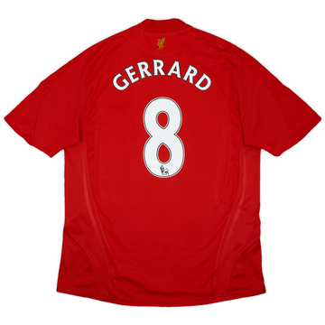 2008-10 Maillot domicile Liverpool Gerrard #8 - 6/10 - (S)