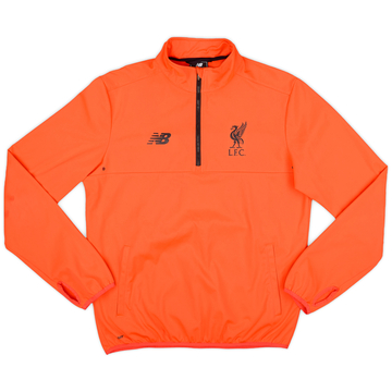 2016-17 Liverpool New Balance Haut d'entraînement 1/4 zip - 6/10 - (M)