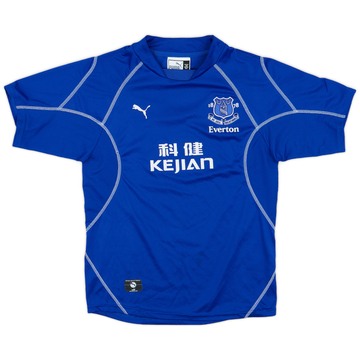 2002-03 Everton Maillot domicile - 9/10 - (M. Garçons)