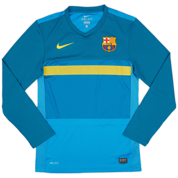 2011-12 Barcelona Nike Maillot d'entraînement L/S - 8/10 - (S)