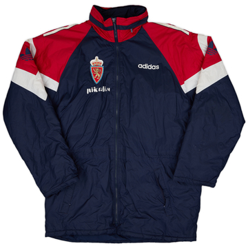 1995-96 Real Zaragoza adidas Parka de banc rembourrée - 6/10 - (M/L)