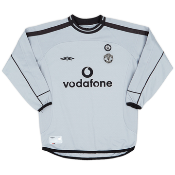 2001-02 Manchester United Maillot de gardien Centenaire - 7/10 - Garçons S
