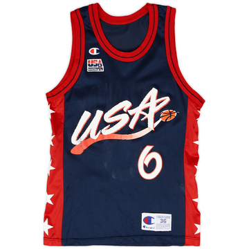 1996-99 USA Hardaway #6 Champion Maillot Extérieur - 8/10 - (S)