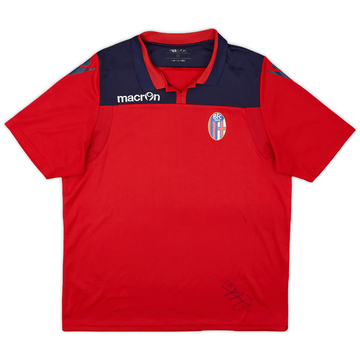 2014-15 Bologna Macron Polo signé - 5/10 - (M)